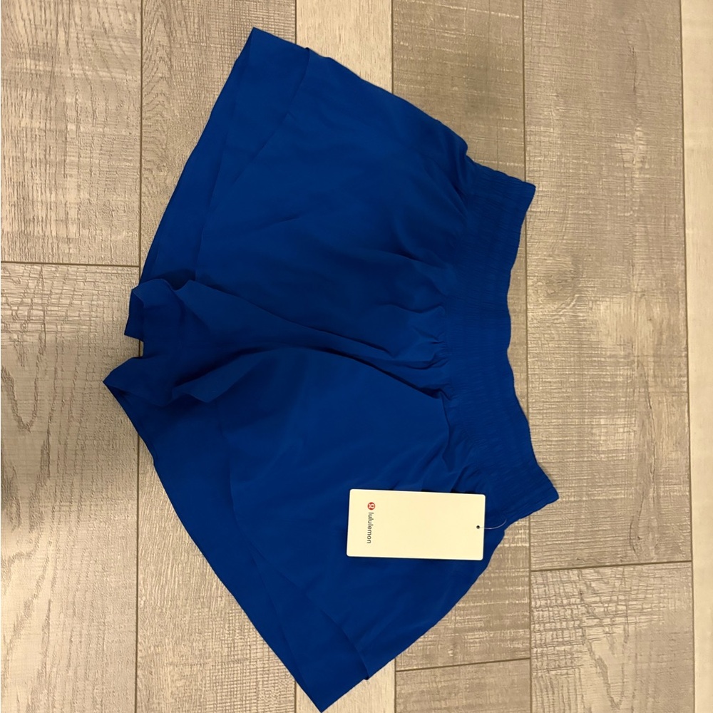 Blue Lululemon shake it out woman’s shorts
